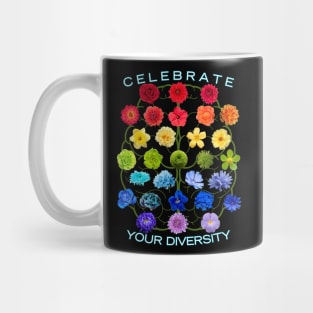 Celebrate Your Diversity Beautiful Blooms Mug